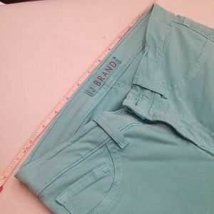J Brand Bright Turquoise Skinny Jeans Sz 25